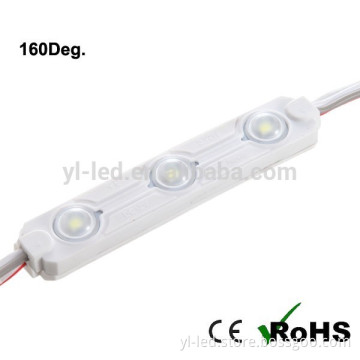 wholesale waterproof 160 Degree injection 3 chip SMD2835 modulos de leds with lens